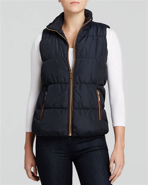 michael kors quilted puffer vest.